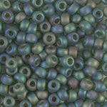 11/0 Matte Transparent Olive AB Miyuki Seed Bead (250 Gm) #158FR
