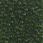 8/0 Transparent Olive Miyuki Seed Bead (250 Gm) #158
