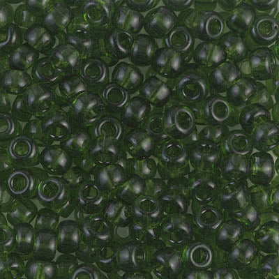 6/0 Transparent Olive Miyuki Seed Bead (250 Gm) #158