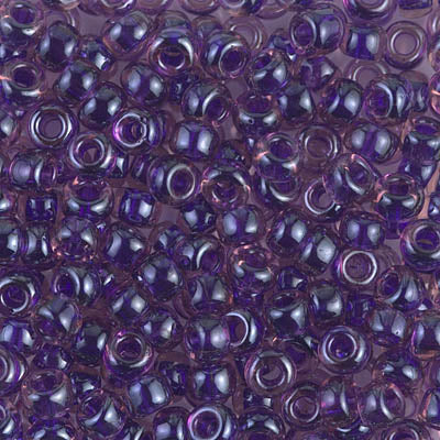 6/0 Dark Violet Lined Amethyst Miyuki Seed Bead (20 Gm, 250 Gm) #JJF011