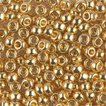 8/0 24Kt Gold Plated Miyuki Seed Bead (5 Gm, 50 Gm) #JFP012
