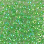 8/0 Light Green Lined Crystal Miyuki Seed Bead (250 Gm) #228