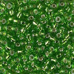 11/0 Silver Lined Lime Miyuki Seed Bead (250 Gm) #2423