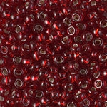 11/0 Silver Lined Dark Ruby Miyuki Seed Bead (250 Gm) #2427