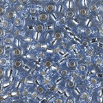 11/0 Silver Lined Light Sapphire Miyuki Seed Bead (250 Gm) #2430