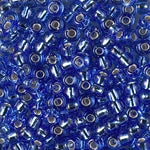 11/0 Silver Lined Dark Cornflower Blue Miyuki Seed Bead (250 Gm) #2431