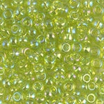 8/0 Transparent Chartreuse AB Miyuki Seed Bead (250 Gm) #258
