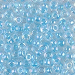 8/0 Glacier Blue Lined Crystal AB Miyuki Seed Bead (250 Gm) #269