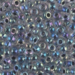 8/0 Noir Lined Crystal AB Miyuki Seed Bead (20 Gm, 250 Gm) #JJP005