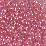 8/0 Hot Pink Lined Crystal AB Miyuki Seed Bead (250 Gm) #355