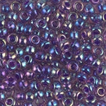 8/0 Purple Lined Amethyst AB Miyuki Seed Bead (250 Gm) #356