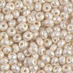 6/0 White Baroque Miyuki Seed Bead (10 Gm, 100 Gm) #JIF004