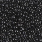 6/0 Opaque Black Miyuki Seed Bead (20 Gm, 250 Gm) #JBF018
