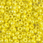 6/0 Opaque Yellow AB Miyuki Seed Bead (250 Gm) #404R