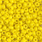8/0 Opaque Yellow Miyuki Seed Bead (250 Gm) #404