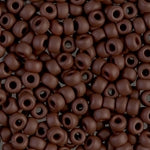8/0 Matte Opaque Chocolate Miyuki Seed Bead (250 Gm) #409F