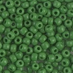 8/0 Opaque Green Miyuki Seed Bead (250 Gm) #411