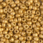 6/0 Duracoat Galvanized Matte Gold Miyuki Seed Bead (250 Gm) #4202F