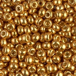6/0 Duracoat Galvanized Yellow Gold Miyuki Seed Bead (10 Gm, 250 Gm) #JFF009