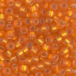 6/0 Matte Silver Lined Orange Miyuki Seed Bead (250 Gm) #8F