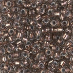 6/0 Copper Lined Pale Gray Miyuki Seed Bead (250 Gm) #974