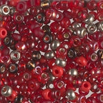 8/0 Miyuki Seed Bead Mix- Magma (250 Gm) #MIX-18