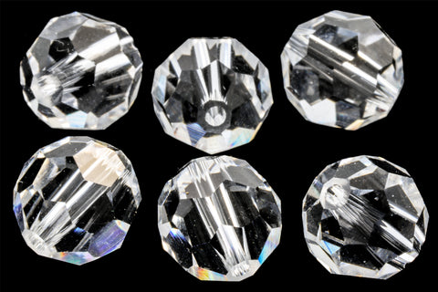 Preciosa 6150 Crystal Faceted Round Bead (3mm, 4mm, 5mm, 6mm, 8mm, 10mm, 12mm)
