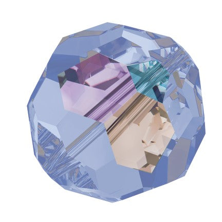 Preciosa 6150 Alexandrite AB Faceted Round Bead (6mm)