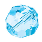 Preciosa 6150 Aqua Faceted Round Bead (4mm, 6mm, 8mm)