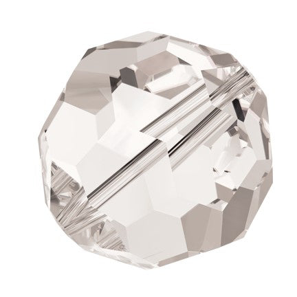 Preciosa 6150 Argent Flare Faceted Round Bead (3mm, 4mm, 5mm, 6mm)