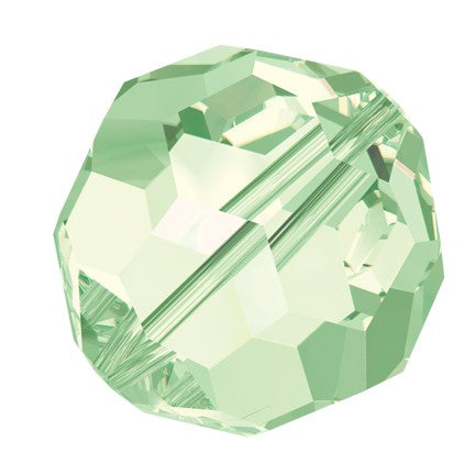 Preciosa 6150 Chrysolite Faceted Round Bead (4mm, 6mm)