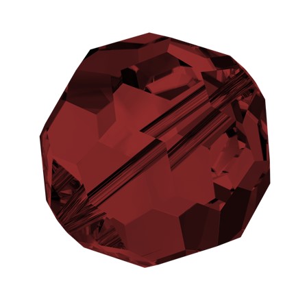 Preciosa 6150 Garnet Faceted Round Bead (4mm, 5mm, 6mm, 8mm)