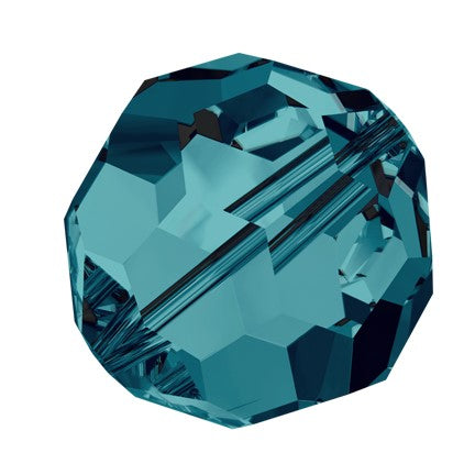 Preciosa 6150 Indicolite Faceted Round Bead (4mm, 6mm)