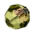 Preciosa 6150 Olivine AB Faceted Round Bead (3mm, 4mm, 6mm, 8mm)
