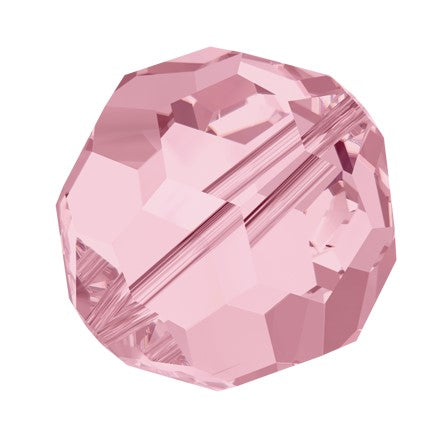 Preciosa 6150 Pink Sapphire Faceted Round Bead (4mm, 5mm, 6mm)