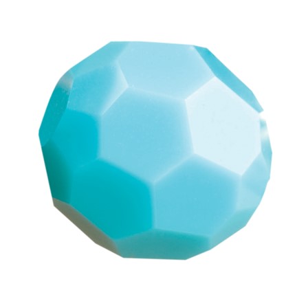 Preciosa 6150 Turquoise Faceted Round Bead (4mm, 5mm, 6mm, 8mm)