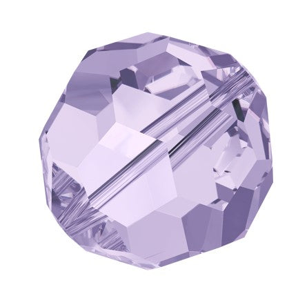 Preciosa 6150 Violet Faceted Round Bead (3mm, 4mm, 5mm, 6mm, 8mm)