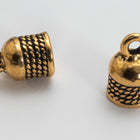 26mm TierraCast Antique Gold Rope Magnetic Clasp #CK890