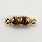 26mm TierraCast Antique Gold Rope Magnetic Clasp #CK890
