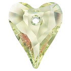 Swarovski 6240 12mm Luminous Green Wild Heart Pendant