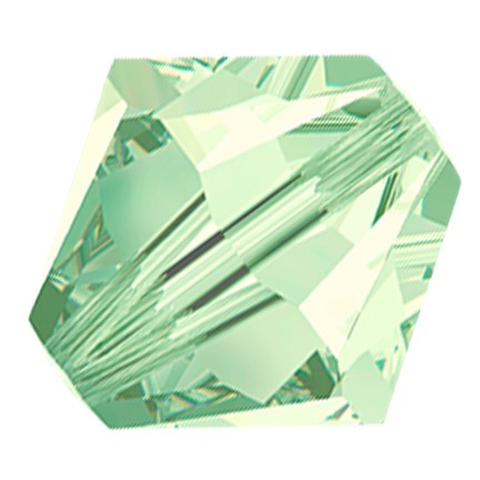 Preciosa 6250 Chrysolite Faceted Bicone (4mm, 5mm, 6mm)