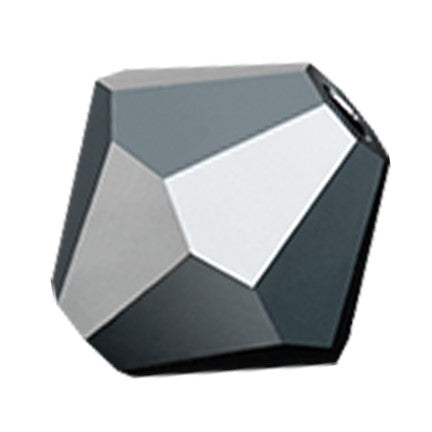 Preciosa 6250 Jet Hematite Faceted Bicone (3mm, 4mm, 5mm, 6mm, 8mm)