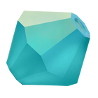 Preciosa 6250 Matte Blue Zircon AB Faceted Bicone (3mm, 4mm, 5mm, 6mm)