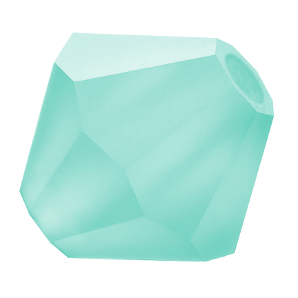 Preciosa 6250 Matte Caribbean Sea Faceted Bicone (3mm, 4mm, 5mm, 6mm)