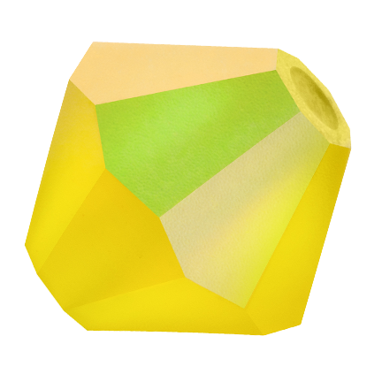 Preciosa 6250 Matte Citrine AB Faceted Bicone (3mm, 4mm, 5mm, 6mm)