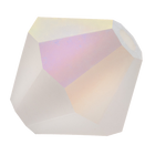 Preciosa 6250 Matte Crystal AB Faceted Bicone (3mm, 4mm, 5mm, 6mm)