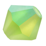 Preciosa 6250 Matte Limecicle AB Faceted Bicone (3mm, 4mm, 5mm, 6mm)