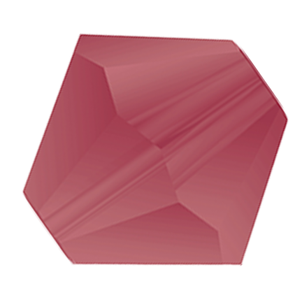 Preciosa 6250 Matte Light Burgundy Faceted Bicone (3mm, 4mm, 5mm, 6mm)