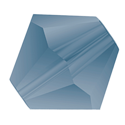 Preciosa 6250 Matte Montana Faceted Bicone (3mm, 4mm, 5mm, 6mm)