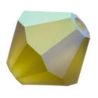 Preciosa 6250 Matte Olivine AB Faceted Bicone (3mm, 4mm, 5mm, 6mm)